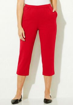 Plus Size Relaxed Fit Capris