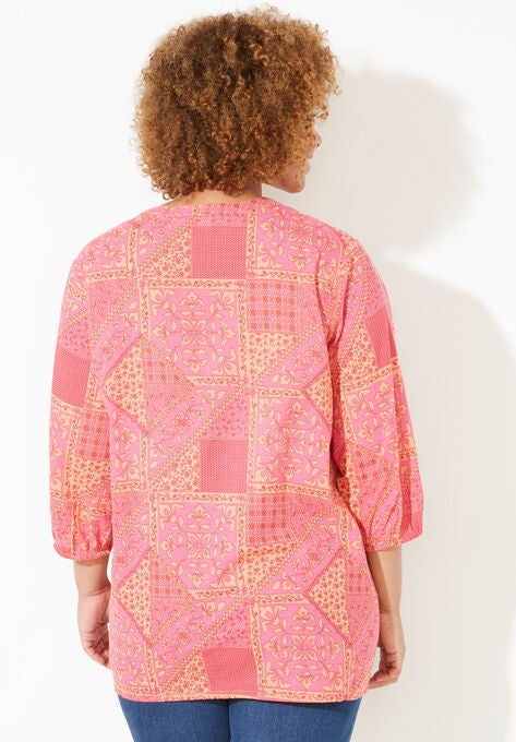 Liz&Me™ Classic Peasant Top, , on-hover image number null