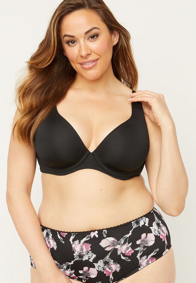 Uplifting Plunge Bra, BLACK, hi-res image number 0