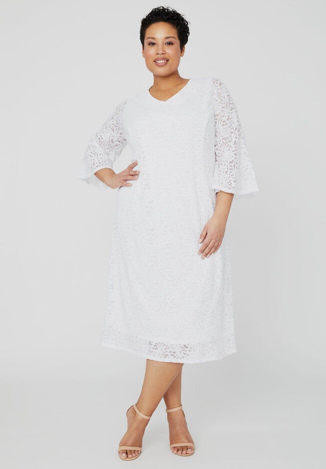 Quartz Midi Dress, WHITE, hi-res image number 0