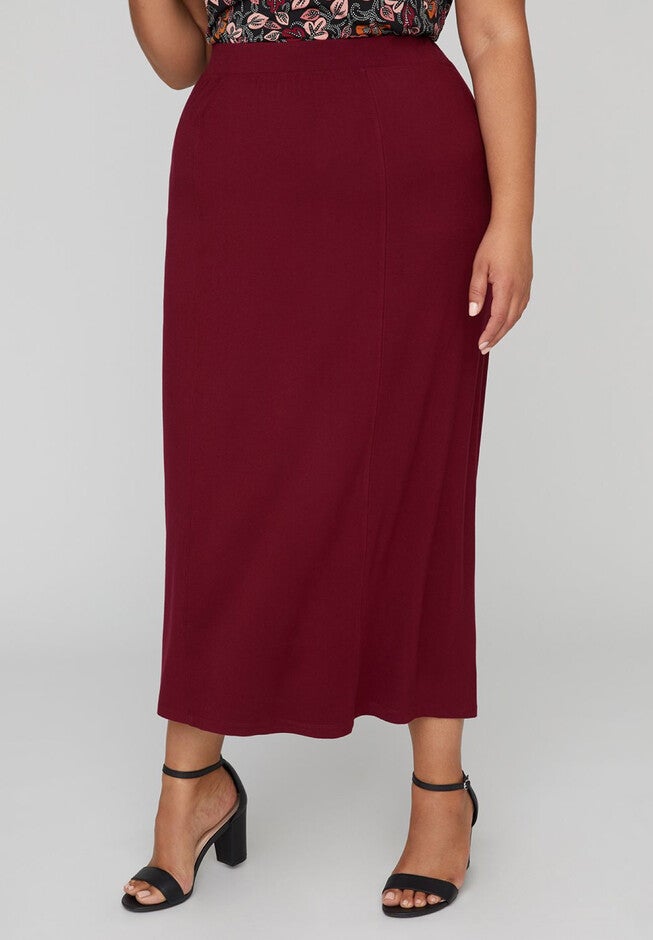 AnyWear Total Ease Skirt, DEEP SCARLET, hi-res image number null
