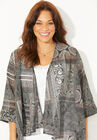 Georgette Cascade Kimono, , alternate image number null