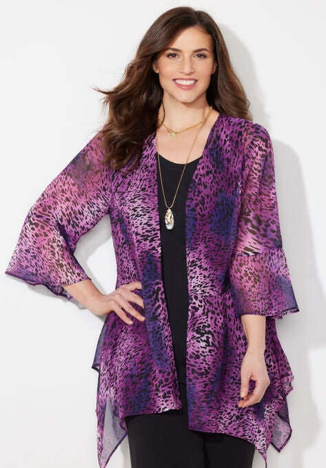 Seasonless Cascade Kimono, , alternate image number null
