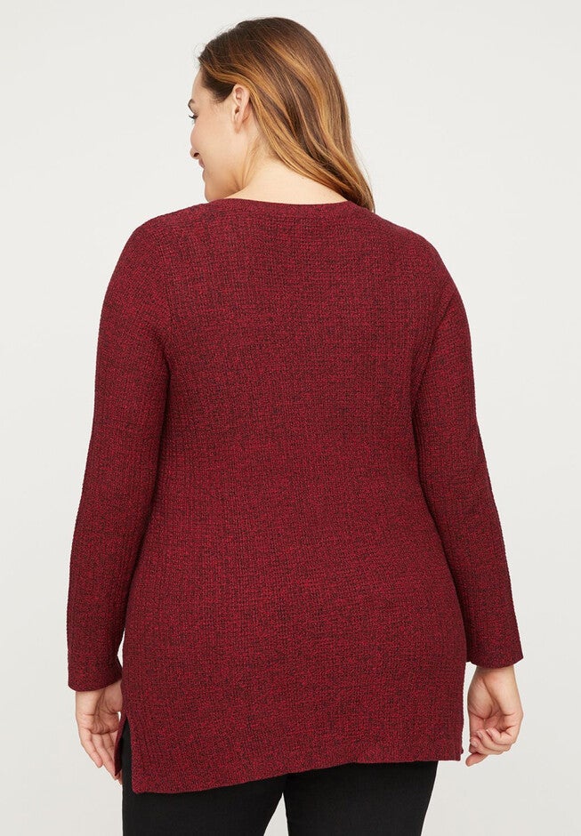 Marled Tunic Sweater, , on-hover image number null