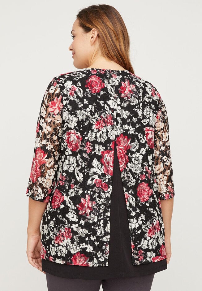 Rose Garden Lace Top, , on-hover image number null