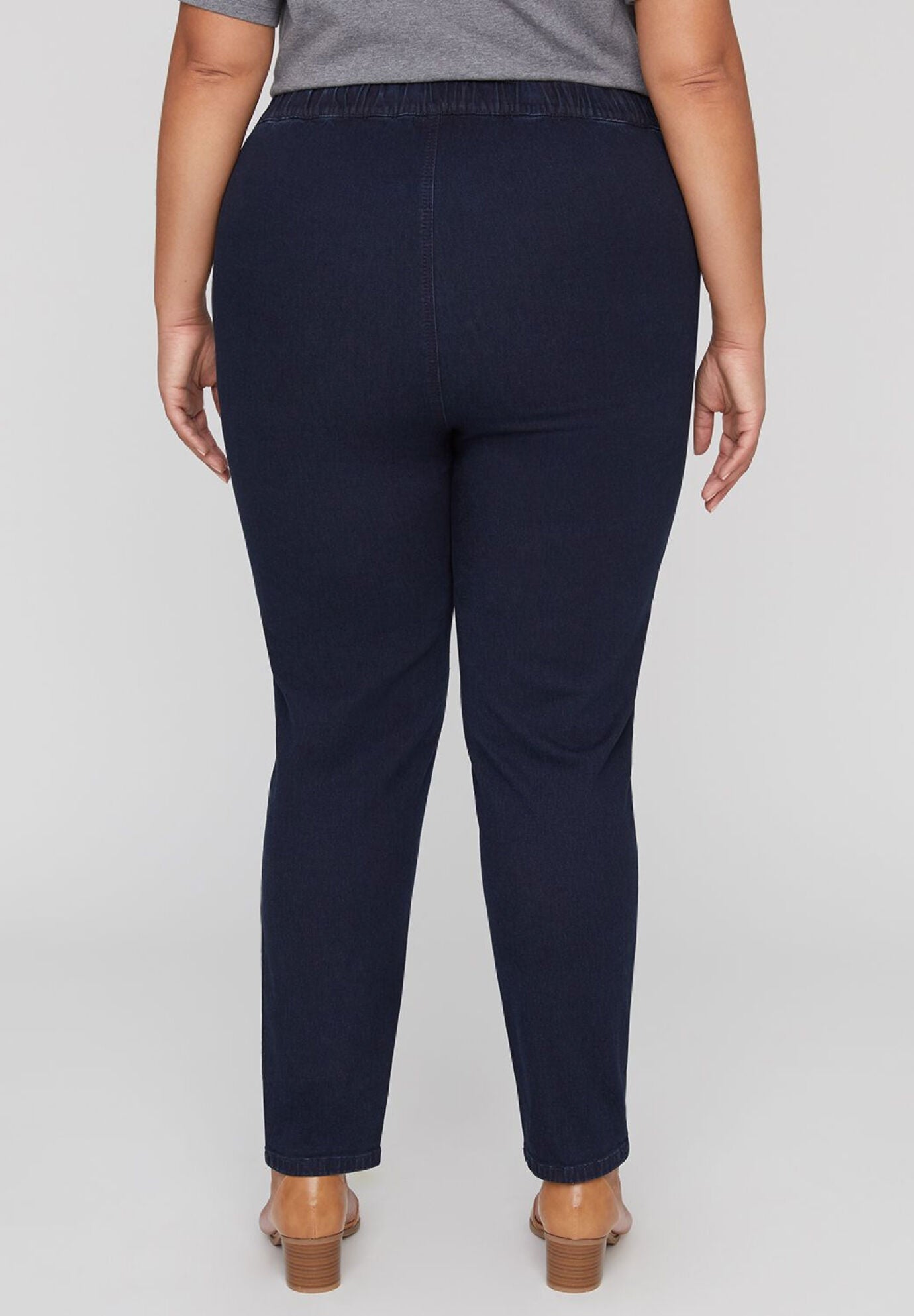 Catherines Women s Plus Size Essential Flat Front Pant 5X Olive Green