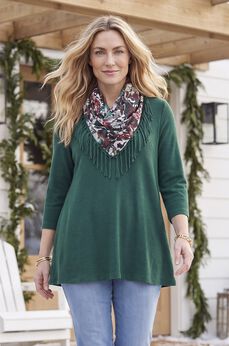 Impossibly Soft Tunic & Scarf Duet