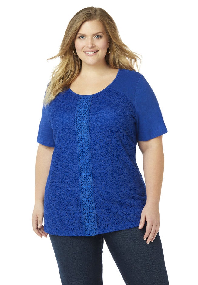 Sunburst Crochet Top, SURF THE WEB, hi-res image number null