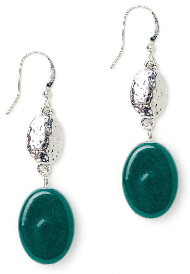 Color Rich Jade Earrings, FANFARE, hi-res image number null