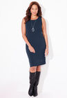 Chevron Shadow Jacket Dress, , alternate image number null