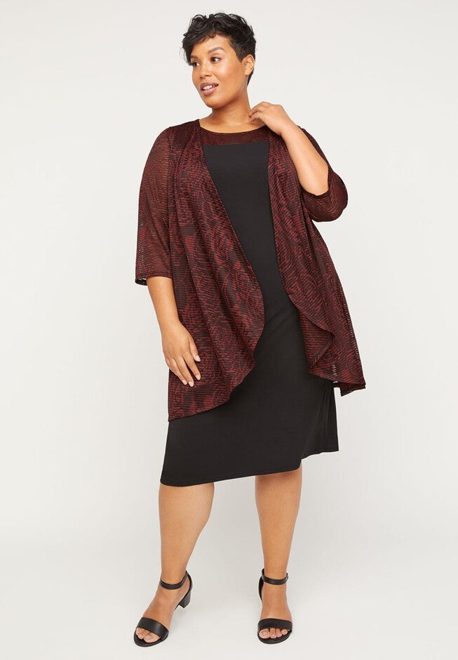 Rosewood Jacket Dress, BROWN PRINT, hi-res image number null