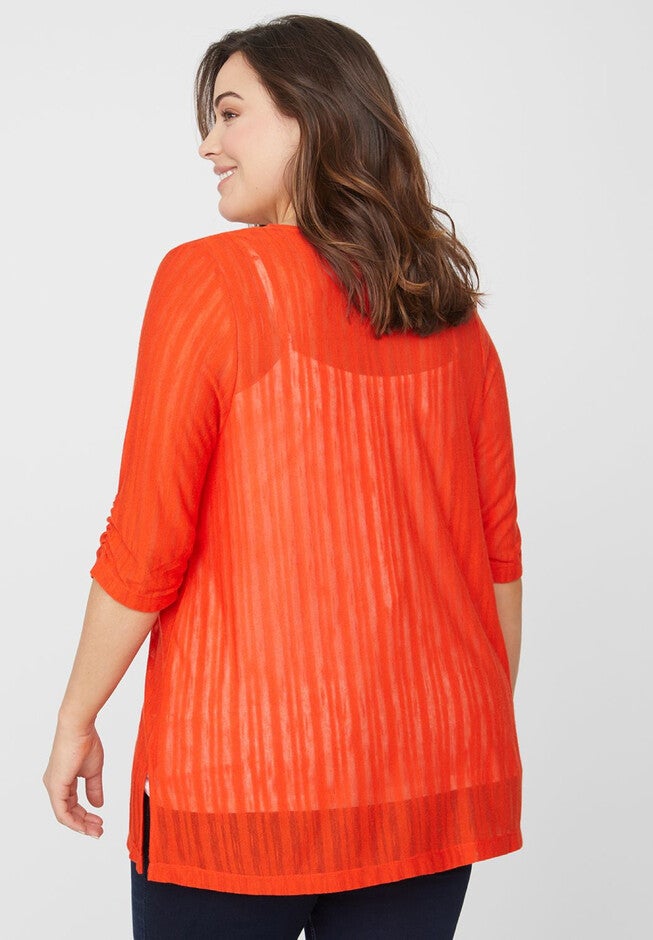 Shadow Stripe Color Cardigan, , on-hover image number null