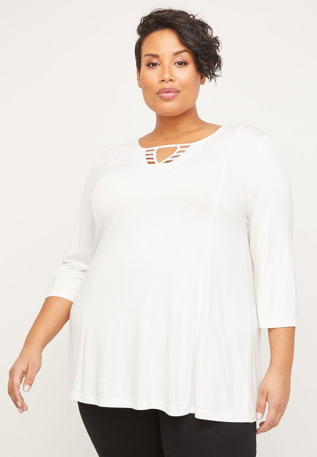 The Ultimate Basic Tee, WHITE, hi-res image number 0