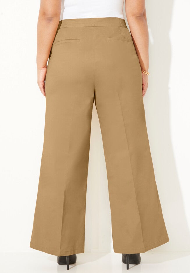 Liz&Me® Wide Leg Trouser, , on-hover image number 1