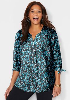 Plus Size Mint Green Tops