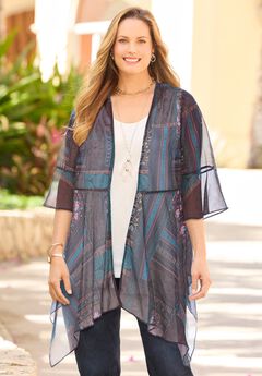 Seasonless Cascade Kimono