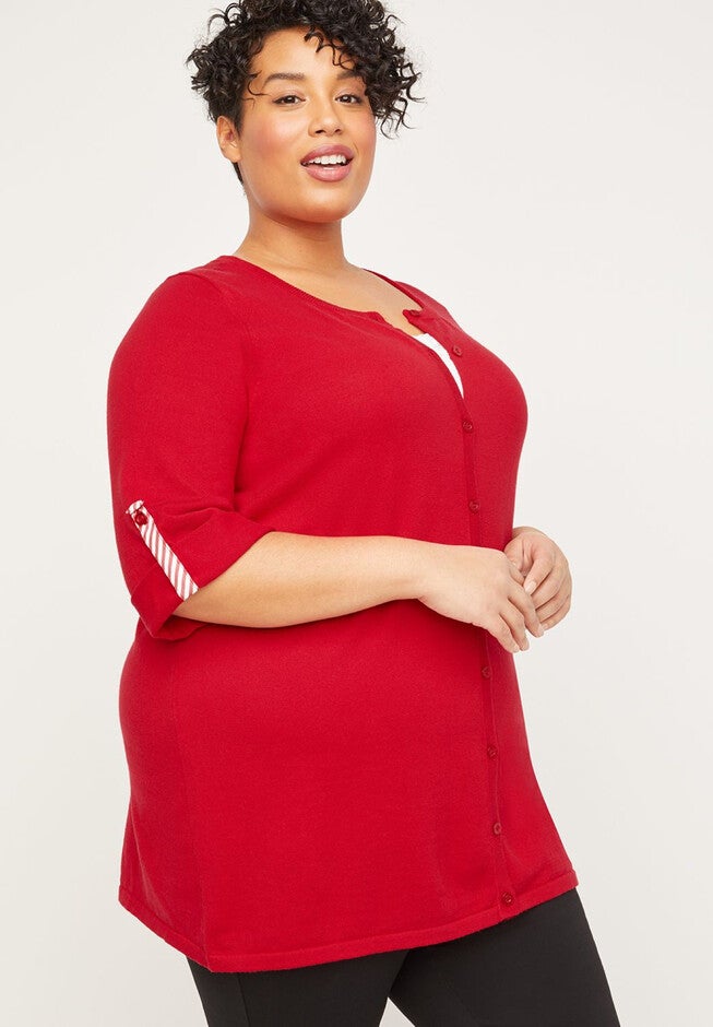 Brentwood Cardigan, RED, hi-res image number 0