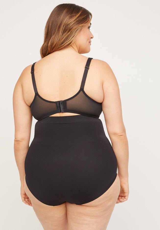 Seamless Hi-Waist Shaping Brief, , on-hover image number 1