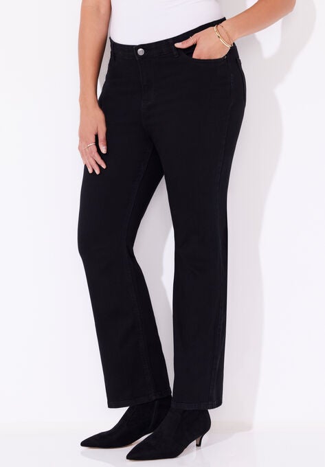 Universal Bootcut Jean, BLACK, hi-res image number null