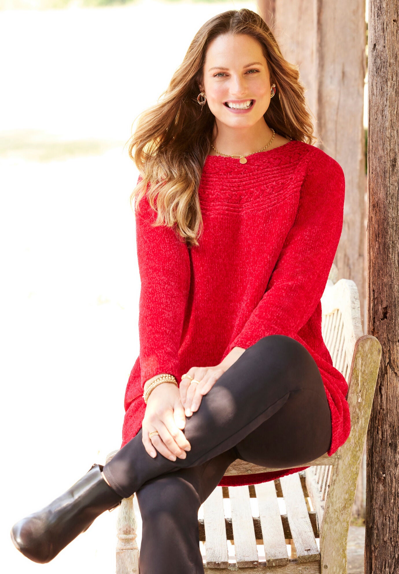 Chenille Pullover Tunic Sweater Catherines