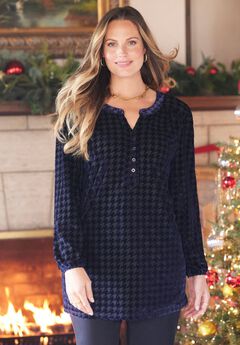 Velvet Peasant Tunic