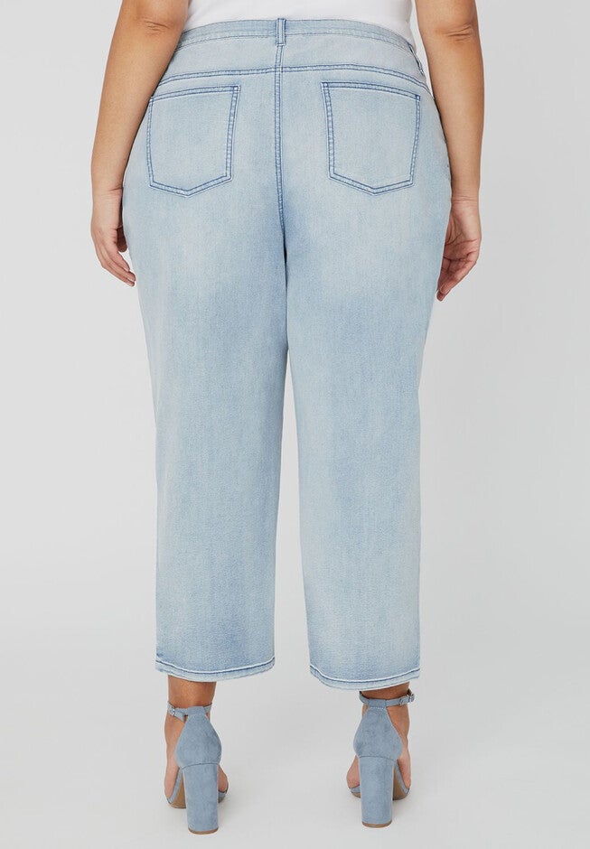 Floral Stitch Capri, , on-hover image number null