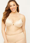 Front-Close Underwire Racerback Bra, TOASTED ALMOND, hi-res image number null