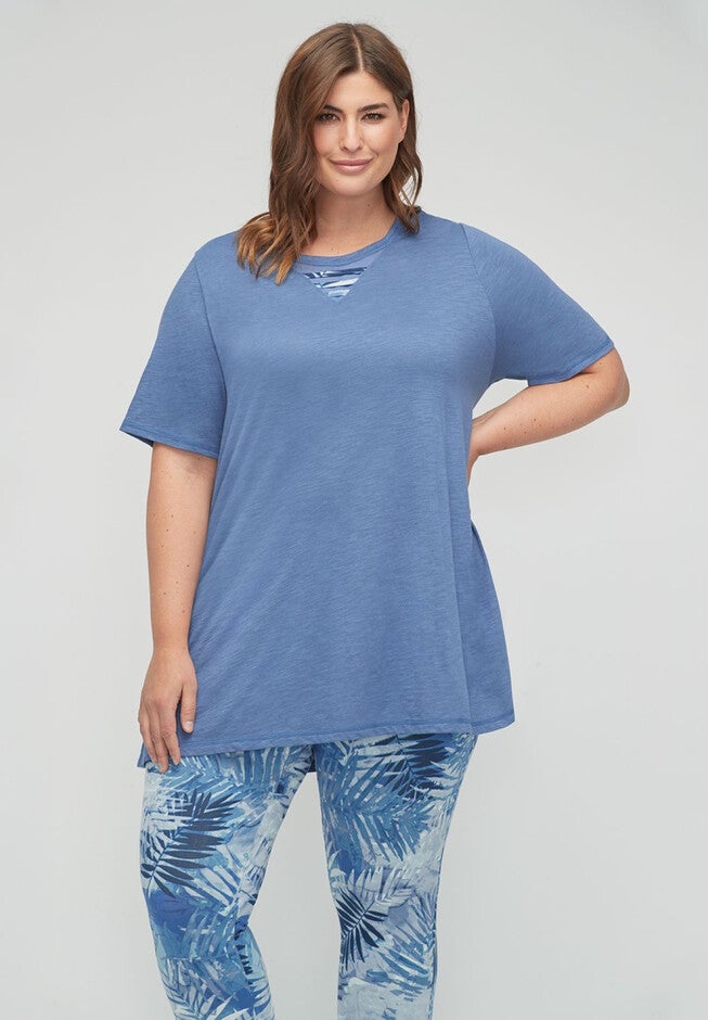 Northport Strappy Tunic, GRAY BLUE, hi-res image number null