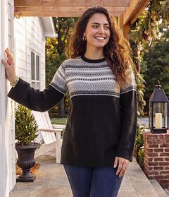 Fair Isle Pullover Sweater