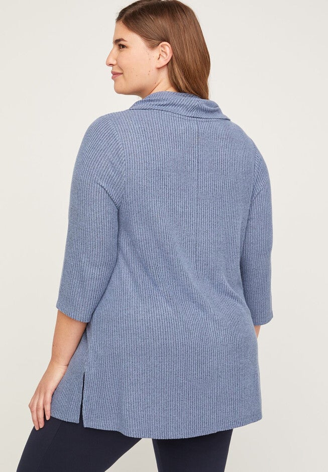 ComfySoft Cowlneck Swing Top, , on-hover image number 1