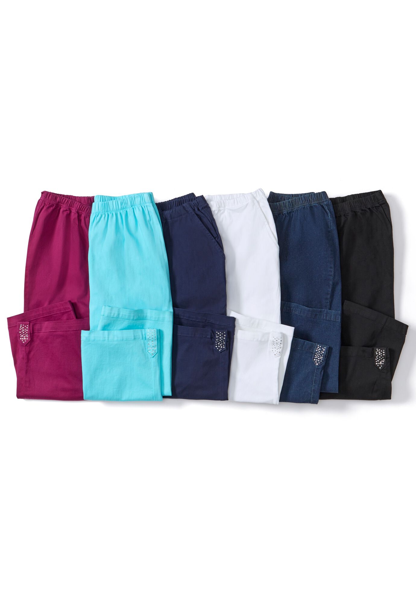 Everyday Capri with Sparkle Hem, , alternate image number 4