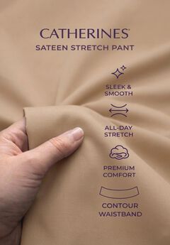 Sateen Stretch Curvy Pant