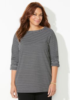 Suprema® Boatneck Tunic Top