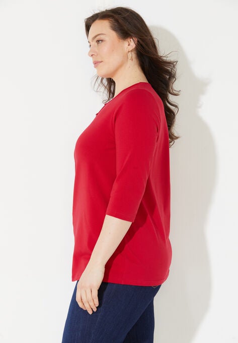 Suprema® Teardrop Tee, , alternate image number null