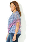 Poncho Duet Blouse, , alternate image number null