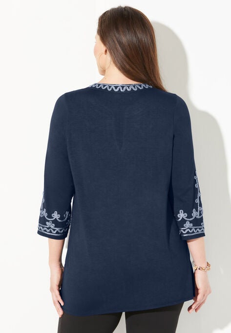 Embroidered Tunic, , on-hover image number null