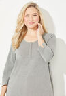 Liz&Me® Slub-Knit Henley Top, , alternate image number null