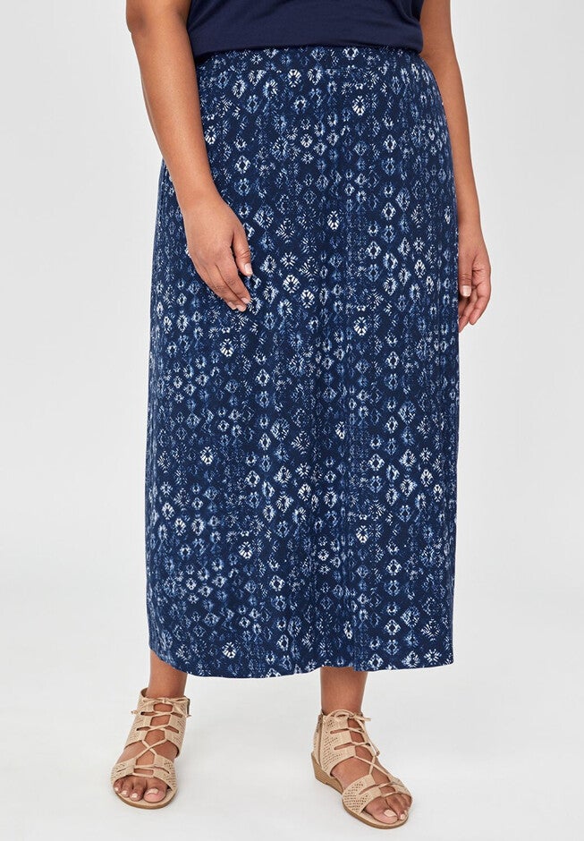 AnyWearBlue Mist Maxi Skirt, MARINER NAVY WHITE, hi-res image number null