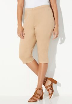 Everyday Cotton Twill Capri