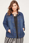 Classic Denim Jacket, BOURBON, hi-res image number null