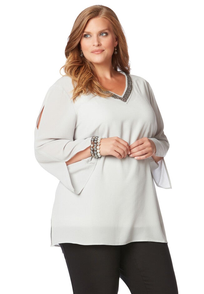 Black Label Piedmont Top, QUIET GRAY, hi-res image number null
