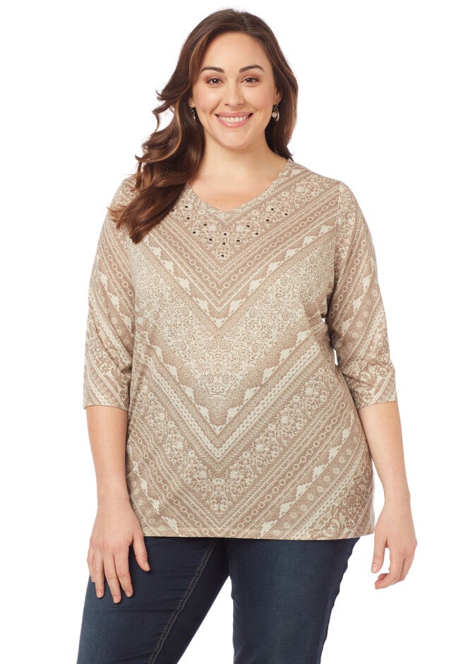 On The Line Top, DESERT KHAKI, hi-res image number null