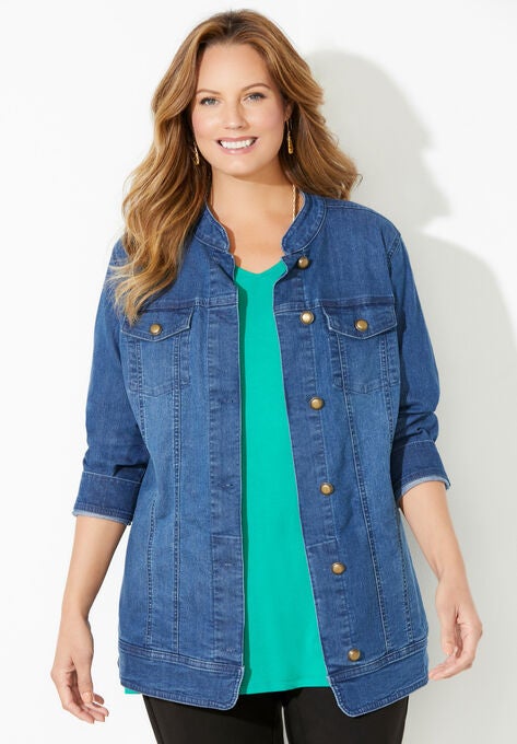 Liz&Me™ Denim Jacket, HERITAGE WASH, hi-res image number null