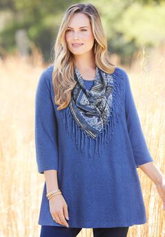 Impossibly Soft Tunic & Scarf Duet