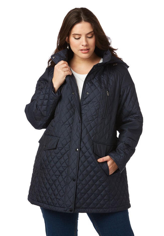 Quilted Parka, MARINER NAVY, hi-res image number null