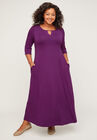 Rainfall Maxi Dress (With Pockets), PURPLE, hi-res image number null