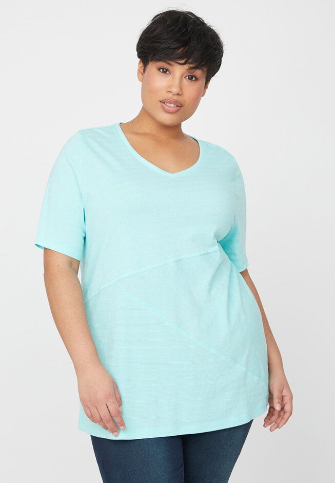 Jacquard Tee, AQUA SPLASH, hi-res image number null