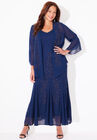 Masquerade Beaded Dress Set, MARINER NAVY, hi-res image number null