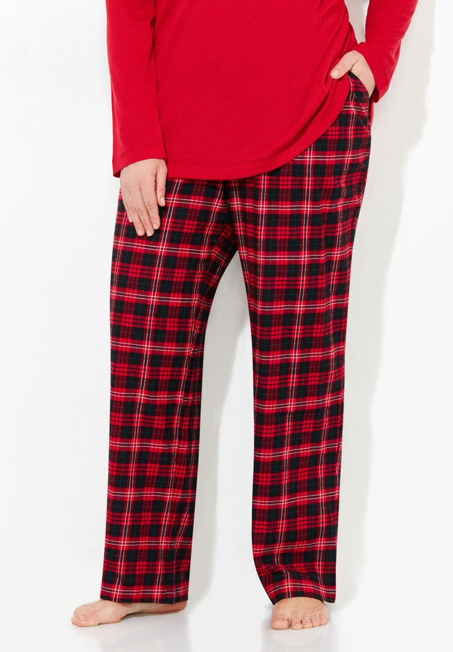 Checkered Flannel Cozy Chic Sleep Pant, JESTER PLAID, hi-res image number null