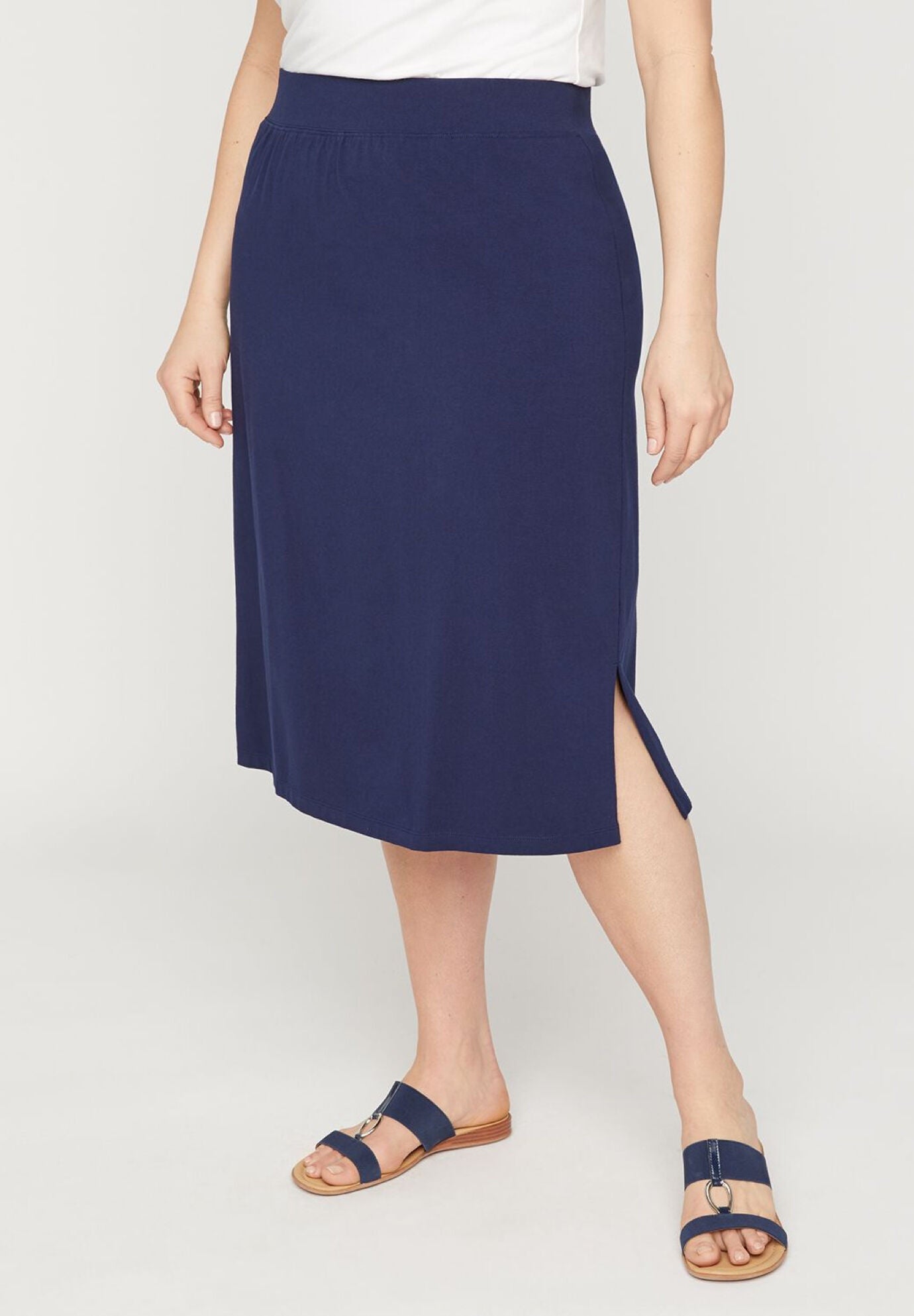 midi skirt with pockets 5x
